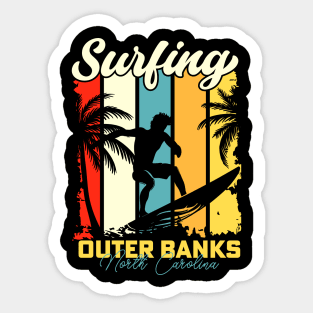 Surfing | Outer Banks, North Carolina Sticker